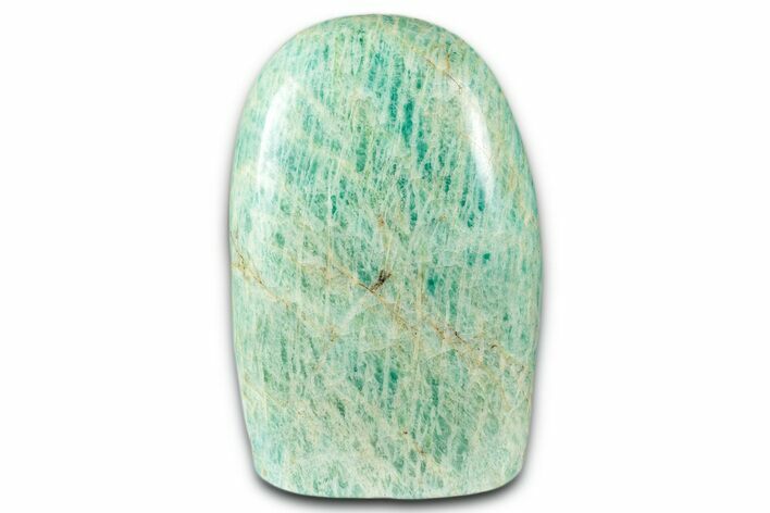Free-Standing Chatoyant Polished Amazonite - Madagascar #349374